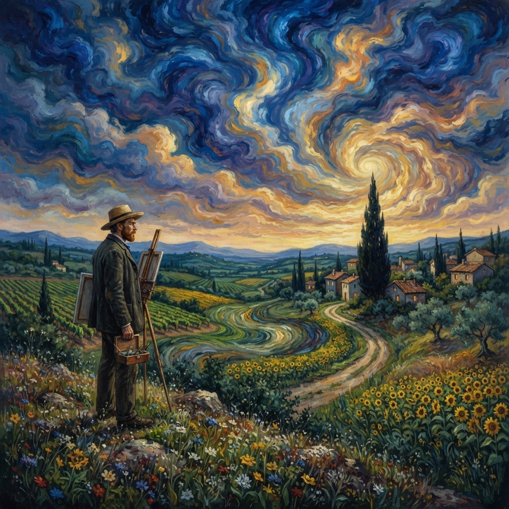 Kolorowe zawirowania Van Gogha